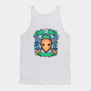 Carrot and Knife Coat of Arms Tank Top